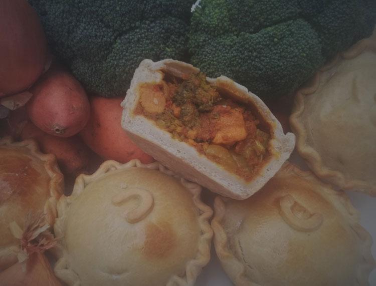 Broccoli & Sweet Potato Balti Pie